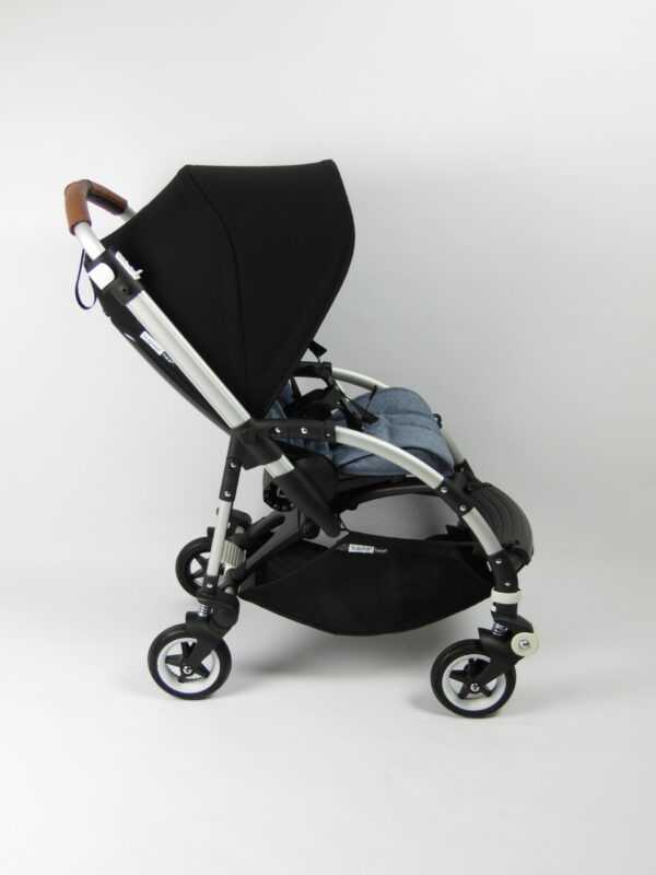 Bugaboo® bee 5 kinderwagen met stoel - aluminium - blue - black