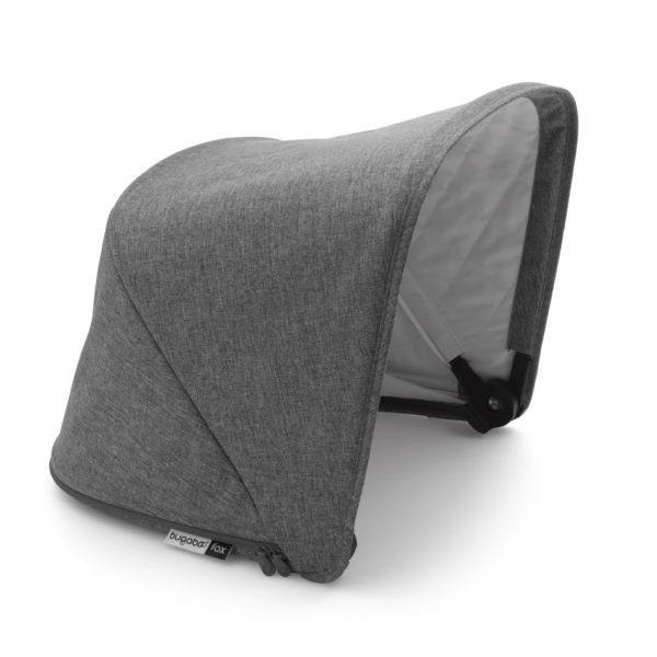 Bugaboo® fox zonnekap - classic grey melange