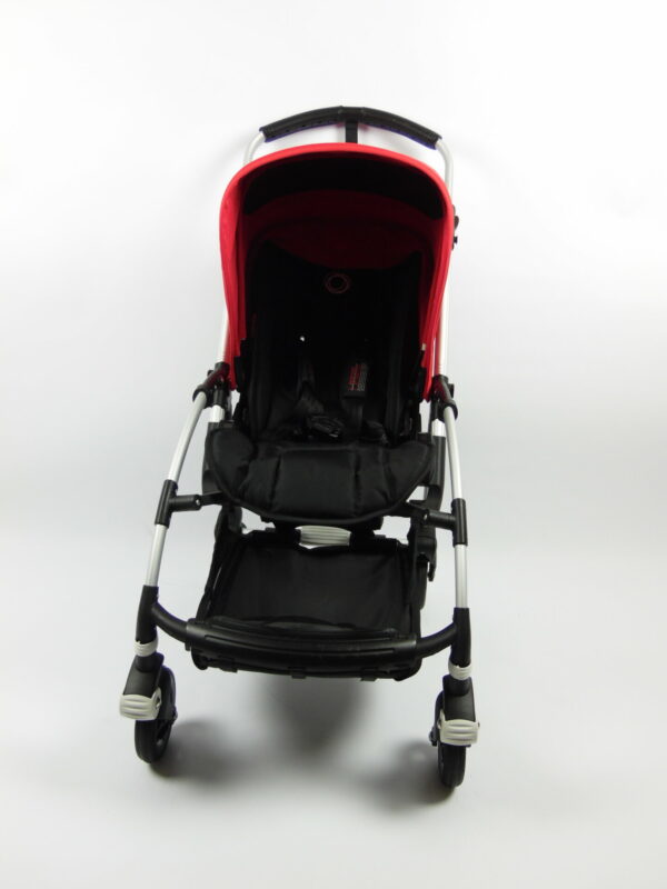 Bugaboo® bee 5 kinderwagen met stoel - alu/black/red