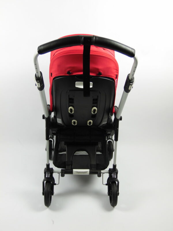 Bugaboo® bee 5 kinderwagen met stoel - alu/black/red