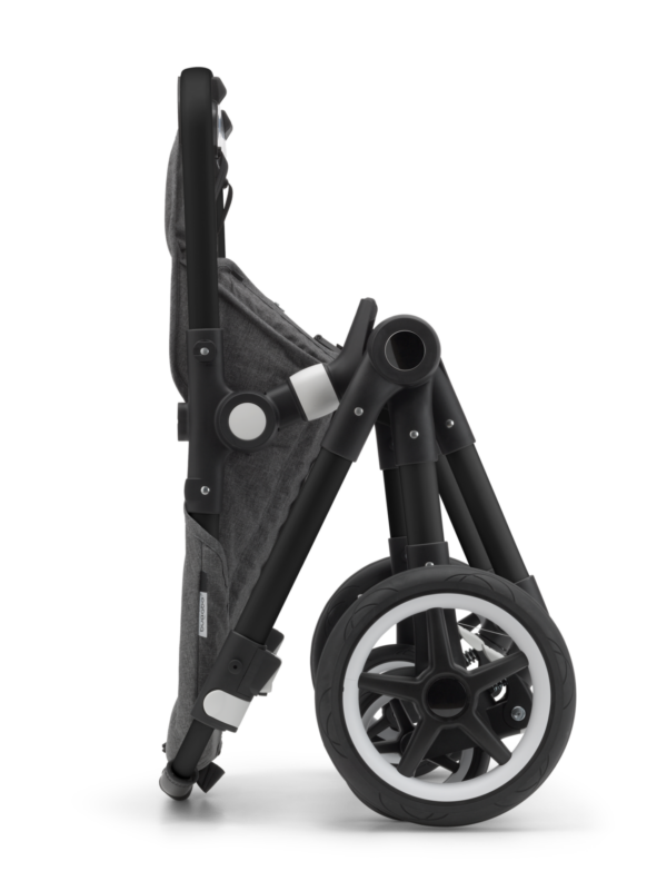 Bugaboo® lynx kinderwagen - black/grey melange/grey melange