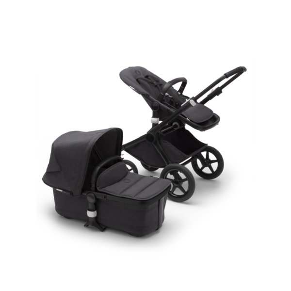 Bugaboo® fox 2 kinderwagen - black/mineral washed black