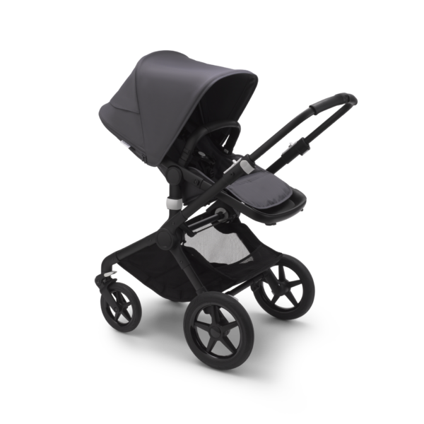 Bugaboo® fox 2 kinderwagen - black/steel blue-steel blue