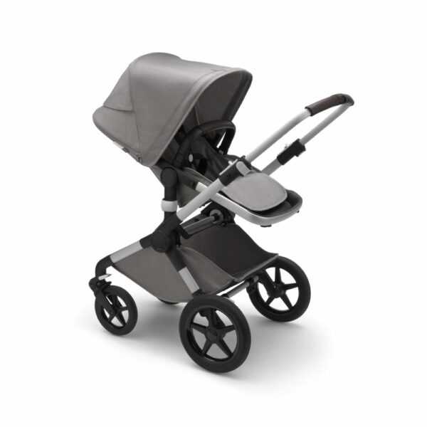 Bugaboo® fox 2 kinderwagen - alu/mineral light grey