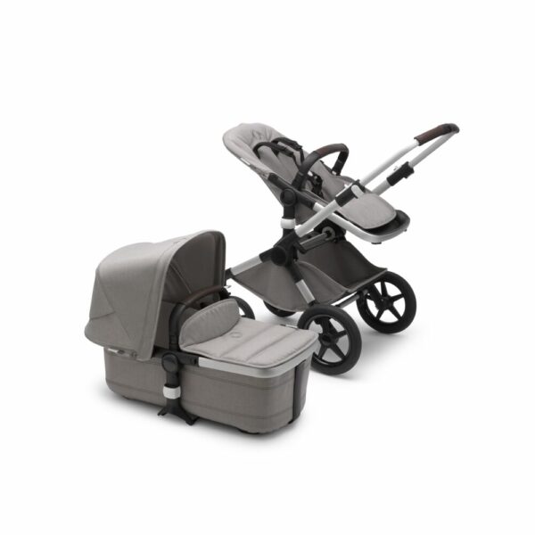 Bugaboo® fox 2 kinderwagen - alu/mineral light grey