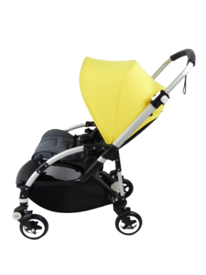 Bugaboo bee 5 kinderwagen met stoel - alu/steel blue-yellow
