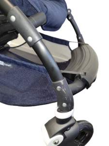 Bugaboo bee 5 kinderwagen met stoel - black/classic dark blue