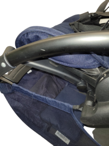 Bugaboo bee 5 kinderwagen met stoel - black/classic dark blue
