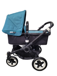 Bugaboo buffalo kinderwagen - black/petrol blue