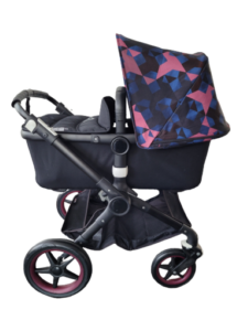 Bugaboo fox kinderwagen complete - black/black/waves