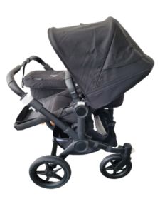 Bugaboo donkey 3 duo kinderwagen complete - black/black/black