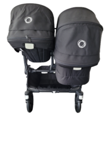 Bugaboo donkey 3 duo kinderwagen complete - black/black/black