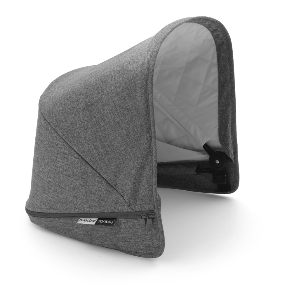 Bugaboo donkey 2 zonnekap classic collection - grey melange