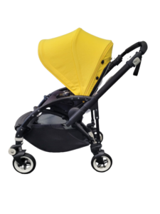 Bugaboo bee 3 kinderwagen met stoel en wieg - black/yellow