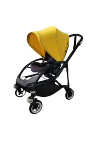 Bugaboo bee 3 kinderwagen met stoel en wieg - black/yellow