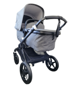 Bugaboo Fox 3 kinderwagen complete - black/grey melange- grey melange