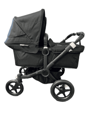 Bugaboo Donkey 3 Twin Kinderwagen - black/ black- black