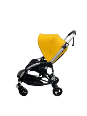 Bugaboo bee 5 kinderwagen met stoel - Alu/ black- sunrise yellow