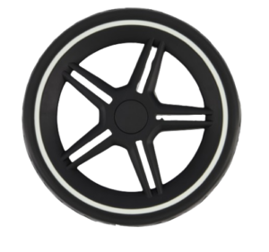 Joolz Hub+All achterwiel - black/ white