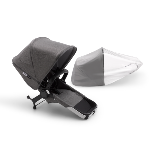 Bugaboo donkey 3 duo uitbreidingsset compleet - alu/grey melange