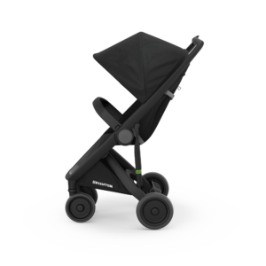 Greentom classic kinderwagen met stoel - black/black