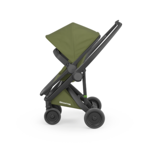 Greentom reversible kinderwagen met stoel - black/olive