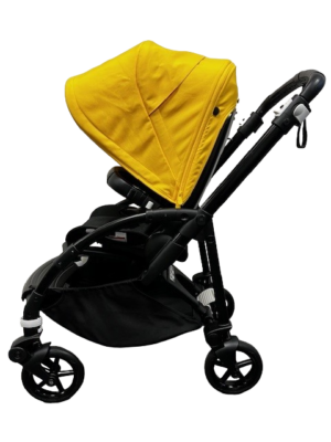 Bugaboo bee 6 kinderwagen met stoel - black/lemon yellow