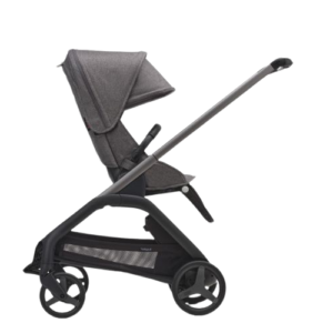 Bugaboo Dragonfly kinderwagen met stoel - black/grey - melange