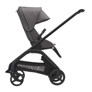 Bugaboo Dragonfly kinderwagen met stoel - black/grey - melange