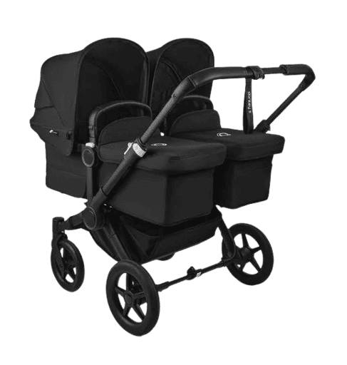 Bugaboo Donkey 5 twin kinderwagen complete midnight black
