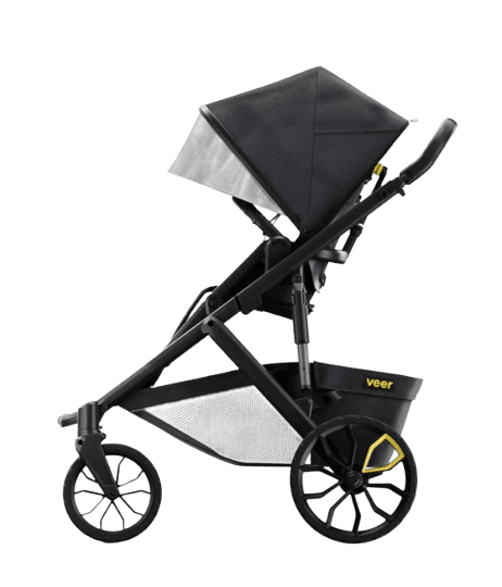 Veer &Roll Kinderwagen met stoel - Donkergrijs / Zwart