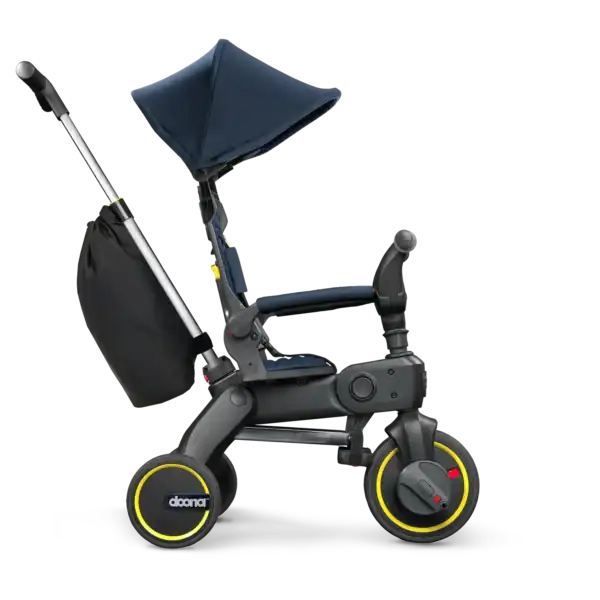 Doona Liki Trike - Bicicletta da bambino pieghevole a 3 ruote S3 - Grigio Segugio