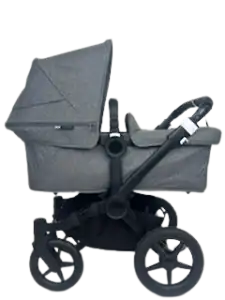 Bugaboo Donkey 2 mono - Black/ grey melange